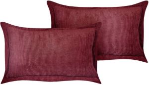 Beliani ZINNIA Sierkussen-Rood-Corduroy