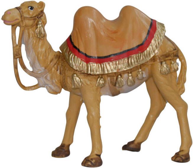 Merkloos 1x Kamelen miniatuur beeldjes 13 cm dierenbeeldjes Beeldjes