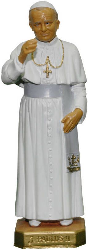 Merkloos Paus Johannes Paulus II beeld beeldje 22 cm Beeldjes