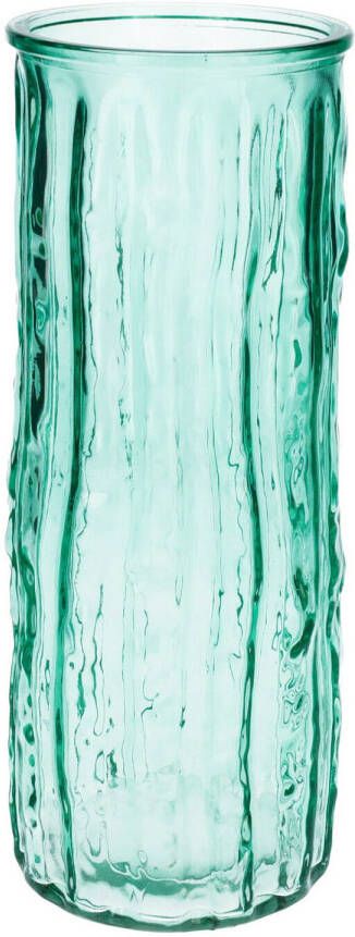 Bellatio Design Bloemenvaas helder- transparant glas D10 x H25 cm Vazen