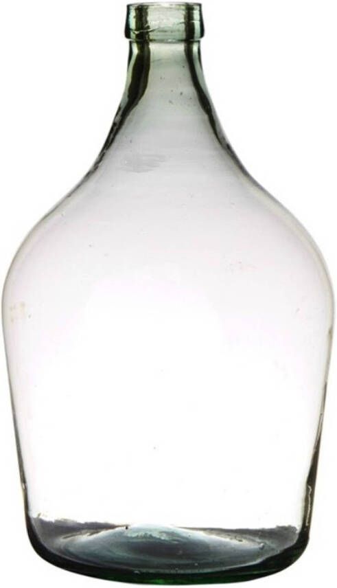 Merkloos Transparante luxe stijlvolle flessen vaas vazen van glas 39 x 25 cm Bloemen takken vaas voor binnen gebruik Vazen