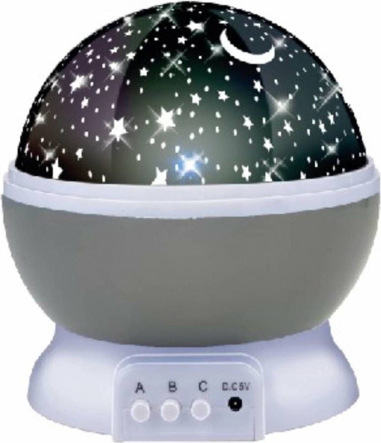 Benson Nachtlamp sterren projector 3 standen 360 graden galaxy lamp sterrenhemel Nachtlampjes