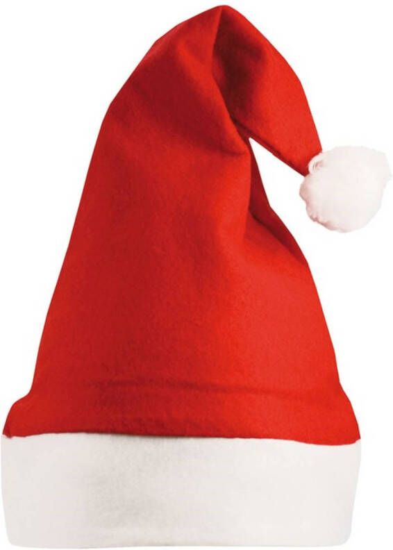 Benza Kerstmuts Rood Vilt One Size 200 Stuks