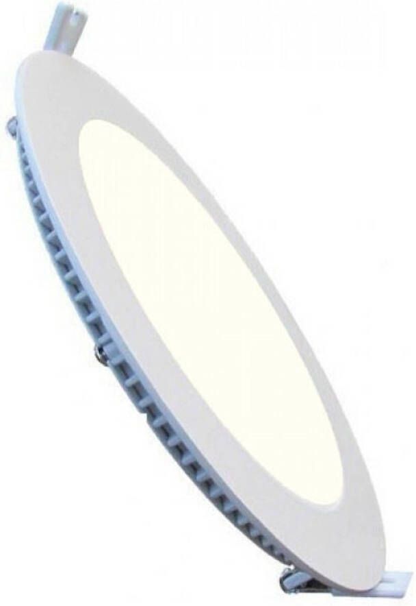 BES LED Downlight Slim Inbouw Rond 3W Dimbaar Natuurlijk Wit 4200K Mat Wit Aluminium Ø83mm