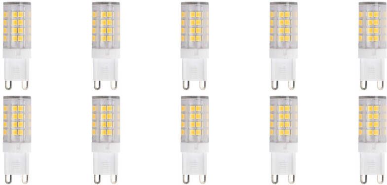 BES LED Lamp 10 Pack Aigi G9 Fitting 3.5W Helder Koud Wit 6500K Vervangt 30W