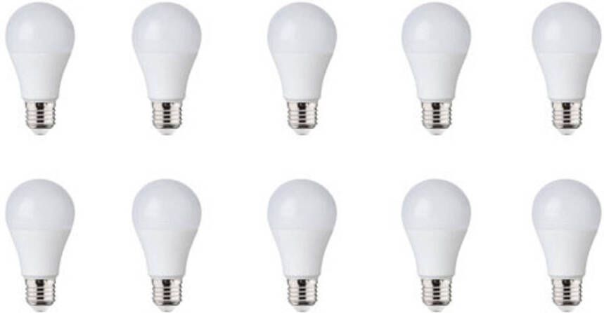 BES LED Lamp 10 Pack E27 Fitting 10W Dimbaar Natuurlijk Wit 4200K
