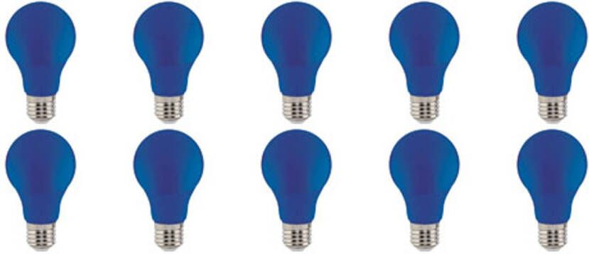 BES LED Lamp 10 Pack Specta Blauw Gekleurd E27 Fitting 3W