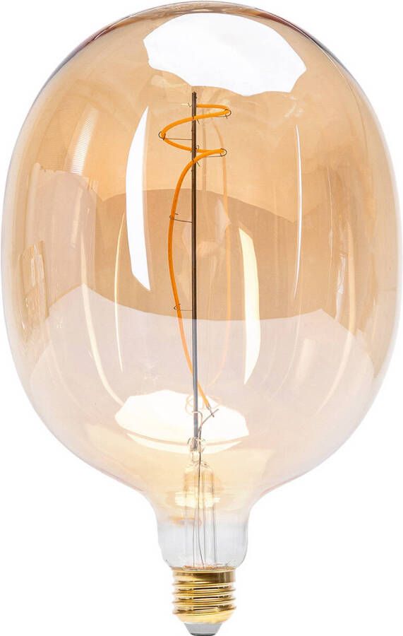 BES LED Lamp Aigi Glow T175 E27 Fitting 4W Warm Wit 1800K Amber