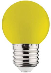 BES LED Lamp Romba Geel Gekleurd E27 Fitting 1W