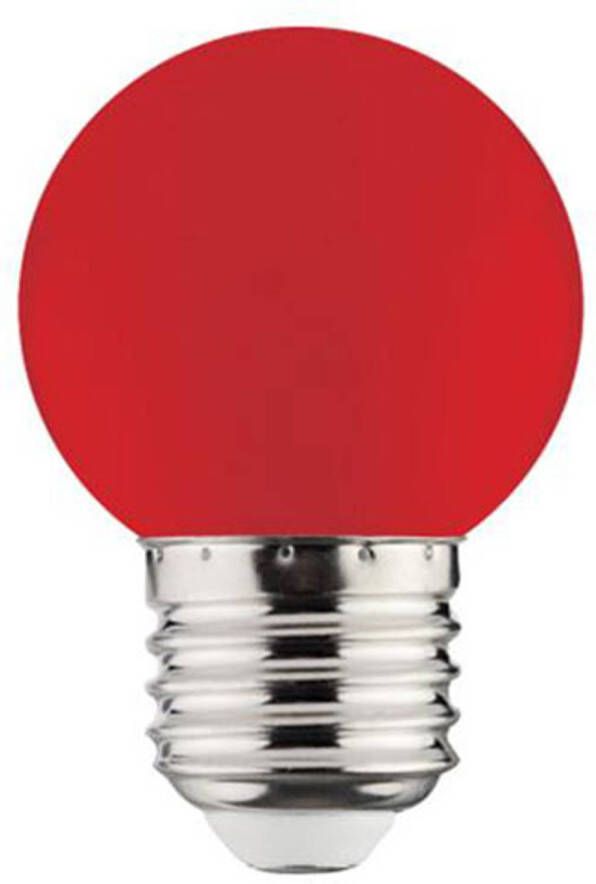BES LED Lamp Romba Rood Gekleurd E27 Fitting 1W