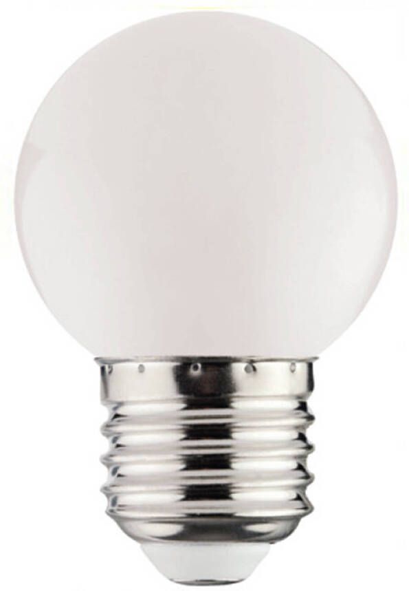 BES LED Lamp Romba Wit Gekleurd E27 Fitting 1W