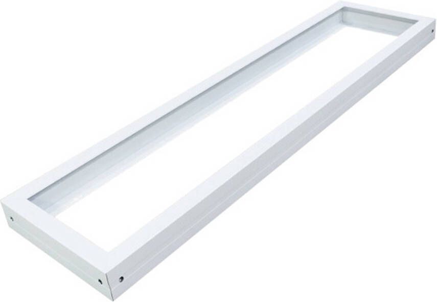 BES LED Paneel 30x120 Aigi Opbouw Frame Aluminium Wit