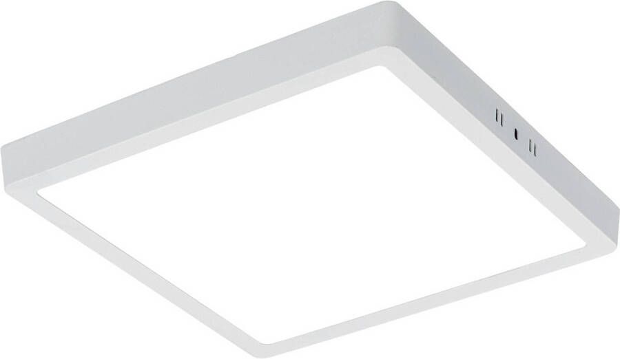 BES LED Paneel 30x30 Helder Koud Wit 6400K 28W Opbouw Vierkant Mat Wit Flikkervrij