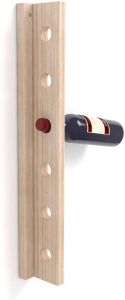 Bigbuy Home Flessenrek Astigarraga T-6000 Voor aan de muur Bruin Natuurlijk Hout Pijnboom 7 5 x 9 5 x 60 5 cm
