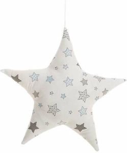 Bigbuy Home Kussen Ster 51 x 51 cm Wit