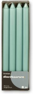 Blokker Dinerkaars 8 Stuks Mintgroen 29 Cm