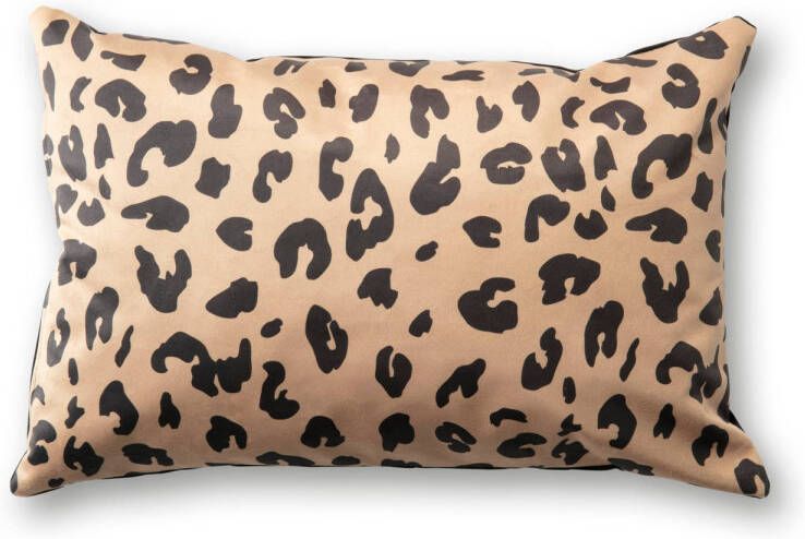 Blokker kussen leopard beige 40x60 cm