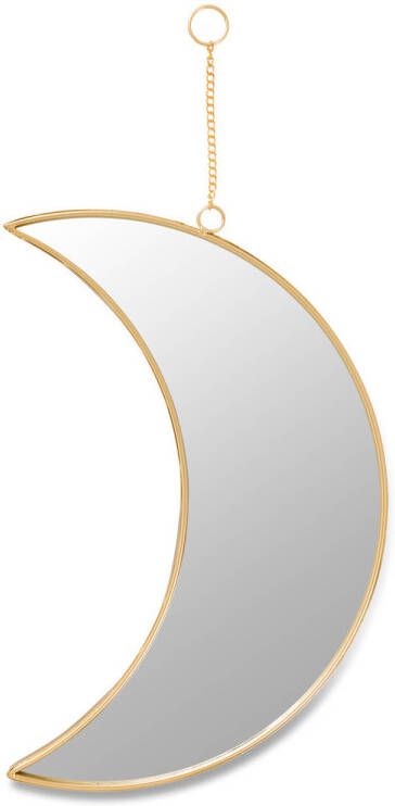 Blokker spiegel Maan goud 45x23 cm