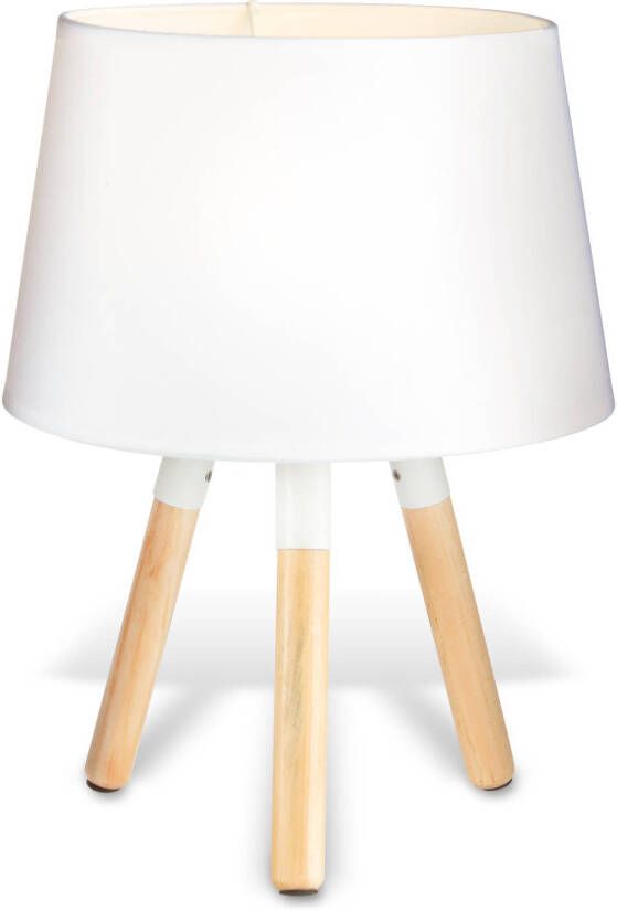 Blokker tafellamp Odile wit 25x35 cm