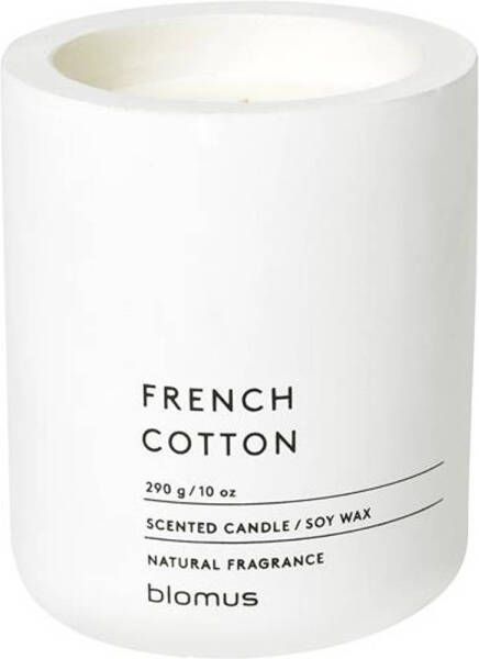 Blomus Scented Candle French cotton Lily White L