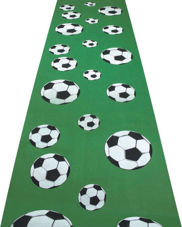 Boland voetbal loper 450 x 60 cm groen