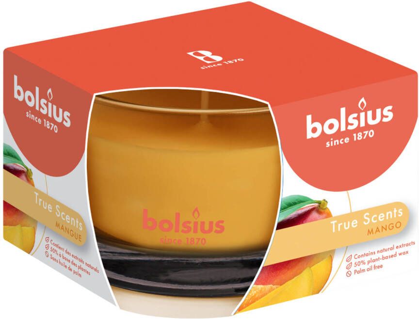 Bolsius Geurglas 63 90 True Scents Mango