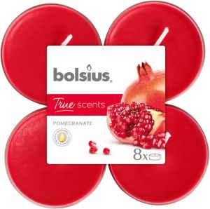 Bolsius Geurtheelicht True Scents Pomegranate 11 7 Cm 8 Stuks