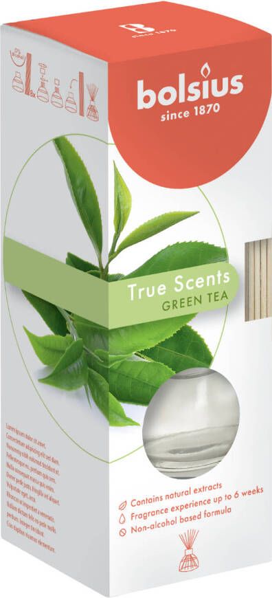 Bolsius Geurverspreider 45 ml True Scents Green Tea