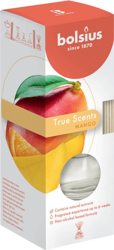 Bolsius Geurverspreider 45 ml True Scents Mango