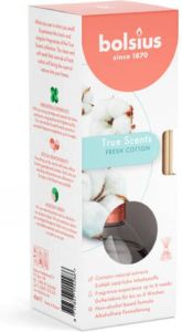 Bolsius geurstokjes True Scents Fresh Cotton (45 ml)