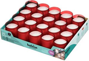 Bolsius relight refill rood (20 stuks)