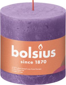 Bolsius Rustiek Stompkaars 100 100 Vibrant Violet
