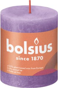 Bolsius Rustiek Stompkaars 80 68 Vibrant Violet