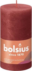 Bolsius Stompkaars Delicate Red Ø68 mm Hoogte 13 cm Rood 60 branduren