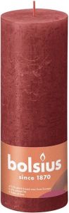 Bolsius Stompkaars Delicate Red Ø68 mm Hoogte 19 cm Rood 85 branduren