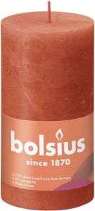 Bolsius Stompkaars Earthy Orange Ø68 mm Hoogte 13 cm Oranje 60 branduren
