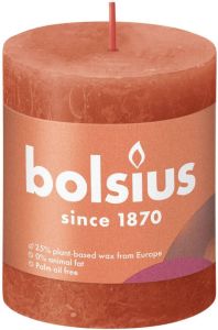 Bolsius Stompkaars Earthy Orange Ø68 mm Hoogte 8 cm Oranje 35 branduren