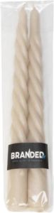 Branded By swirl dinerkaars set van 2 taupe