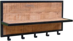 Brix Kapstok Caro Mangohout En Gecoat Staal 15x70x30