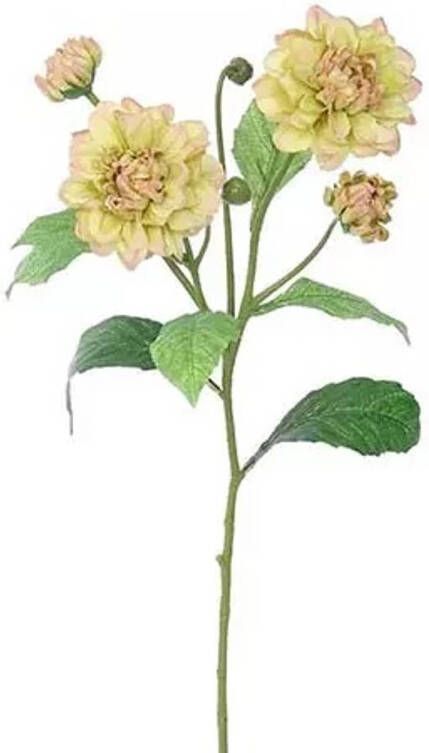 Buitengewoon de Boet Dahlia Tak Groen Paars 61 cm kunstplant