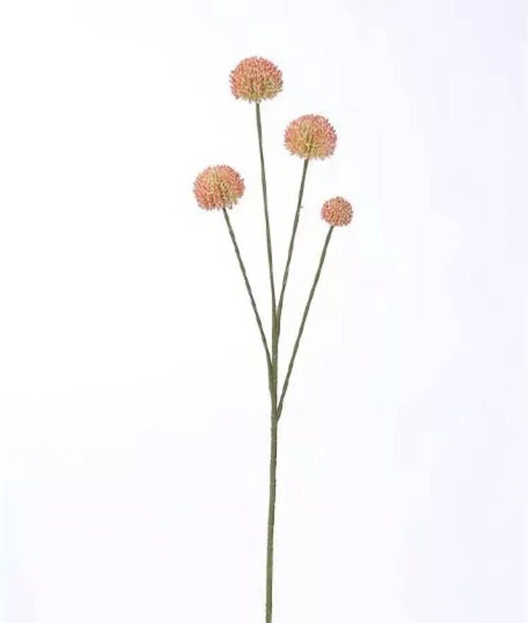 Buitengewoon de Boet Kogeldistel Tak Roze 56 cm kunstplant