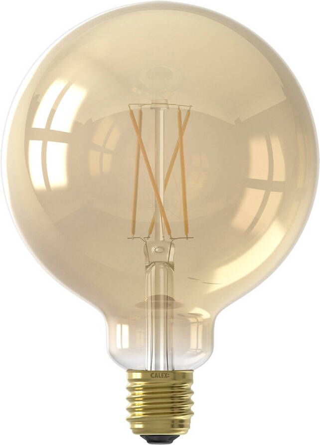 Calex LED Lamp Globe Smart LED G125 E27 Fitting Dimbaar 7W Aanpasbare Kleur CCT Goud - Foto 2
