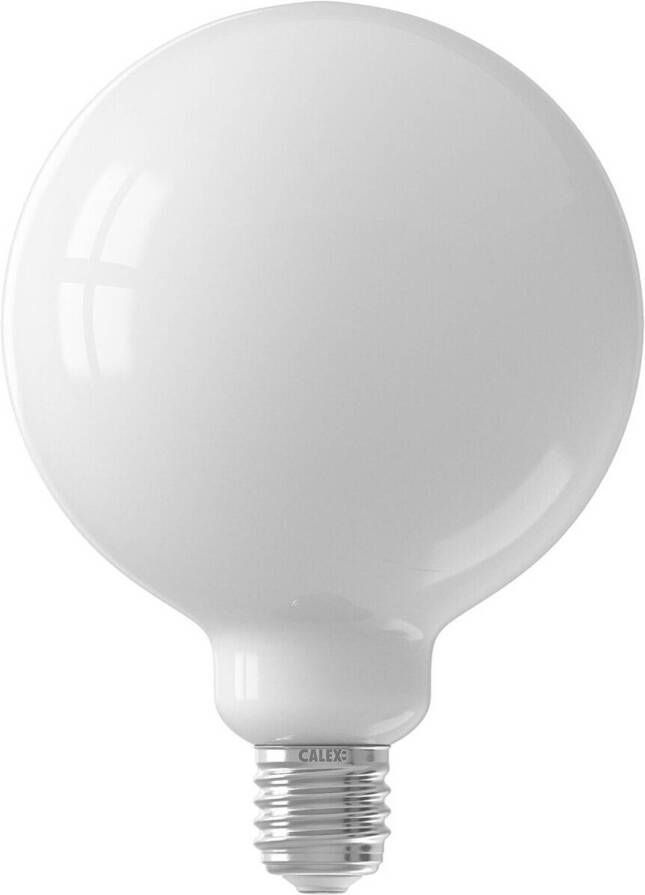 Calex LED Lamp Globe Smart LED G125 E27 Fitting Dimbaar 7W Aanpasbare Kleur CCT Mat Wit