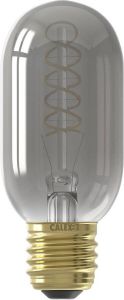 Calex Led Lamp Led Buislamp Filament E27 Fitting Dimbaar 4w Warm Wit 2100k Titanium