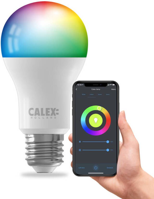 Calex Slimme LED Lamp A60 E27 9.4W RGB en CCT