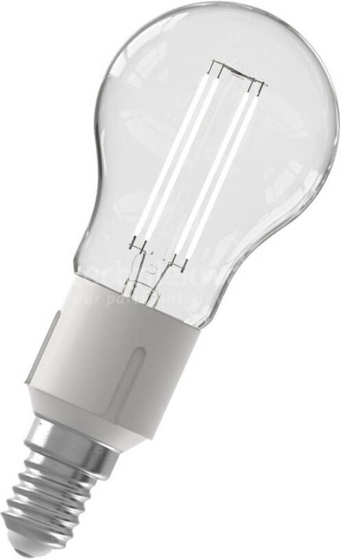 Calex Smart LED Filament Clear Ball-lamp P45 E14 220-240V 4 5W 450lm 1800-3000K energy label A