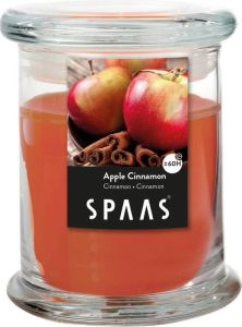 Overige merken Spaas Geurkaars pot glas 90x110 mm Apple Cinnamon