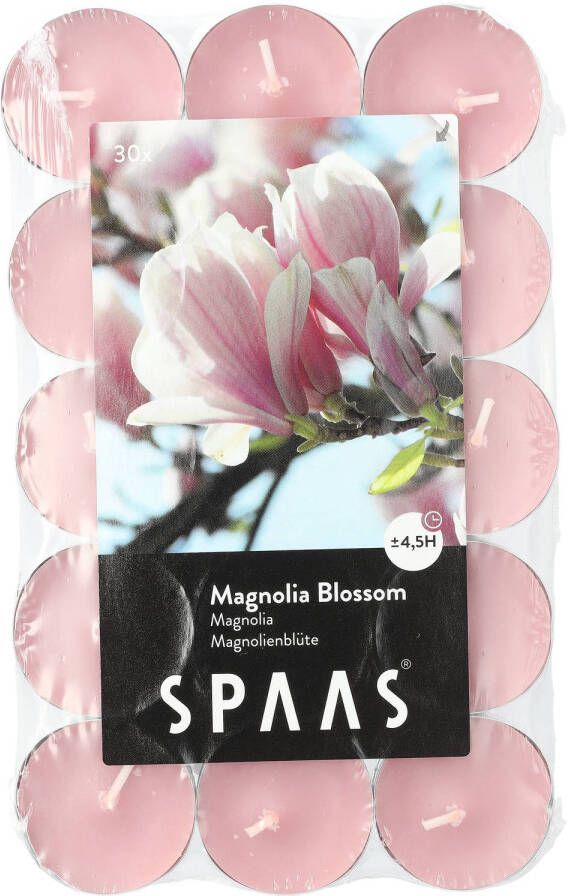 Candles by Spaas Geurtheelicht 30st Magnolia Blossom