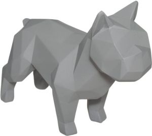 CASA DI ELTURO Deco Object Origami Bulldog Grijs