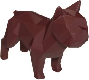 CASA DI ELTURO Deco Object Origami Bulldog Rood
